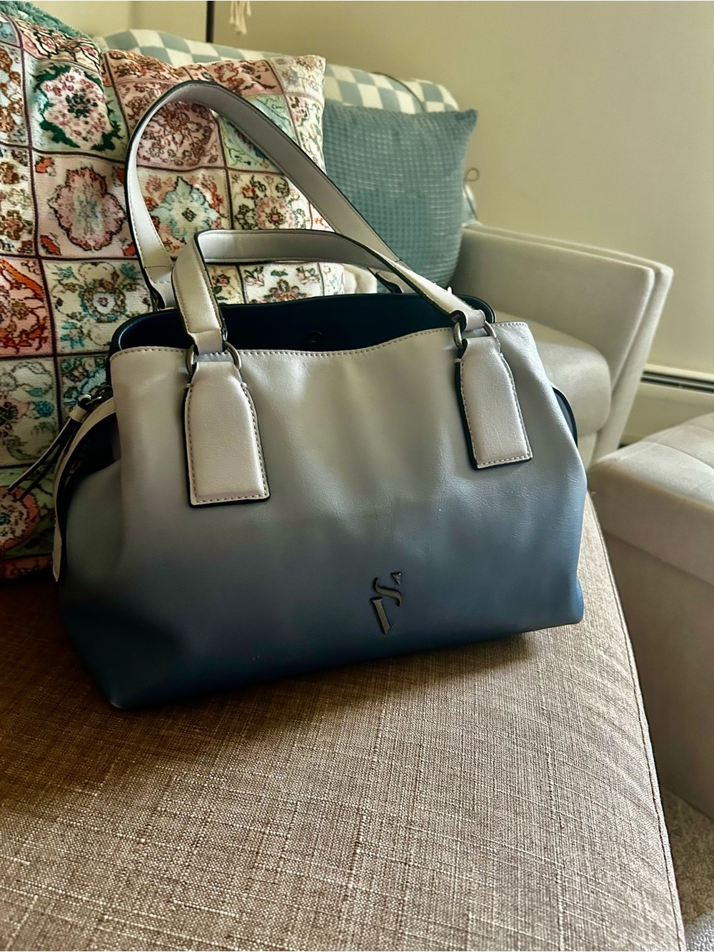 Vera wang Gradient Leather Satchel Handbag - Unbranded